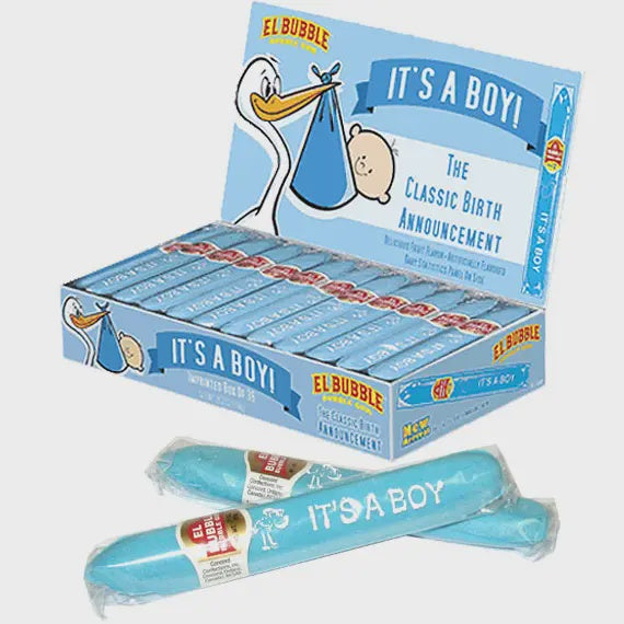 "It's a Boy" Baby Blue Bubblegum Cigars