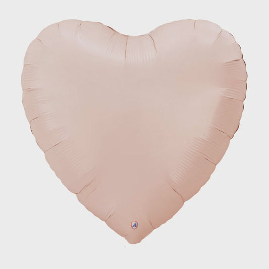20" AAB Baby Pink Heart Matte Foil Balloon