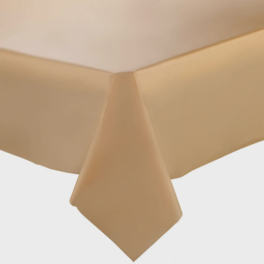 54" x 108" Gold Tablecloth