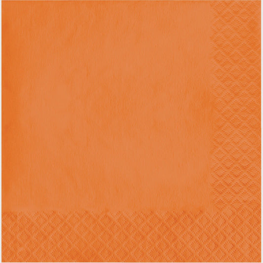Sunkissed Orange Luncheon Napkins