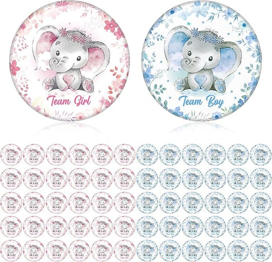 Elephant Team Girl Pins