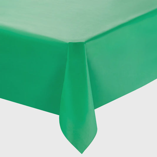 54" x 108" Green Tablecloth