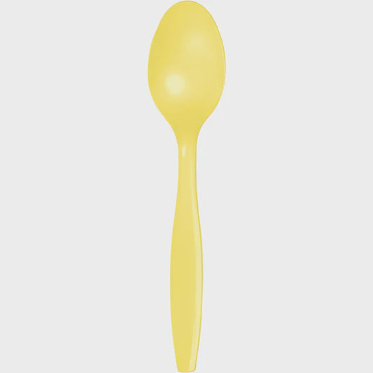 Mimosa Plastic Spoons