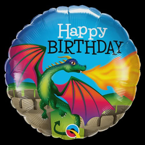 18" Mythical Dragon Foil Balloon
