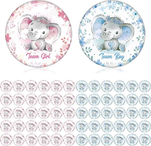 Elephant Team Boy Pins