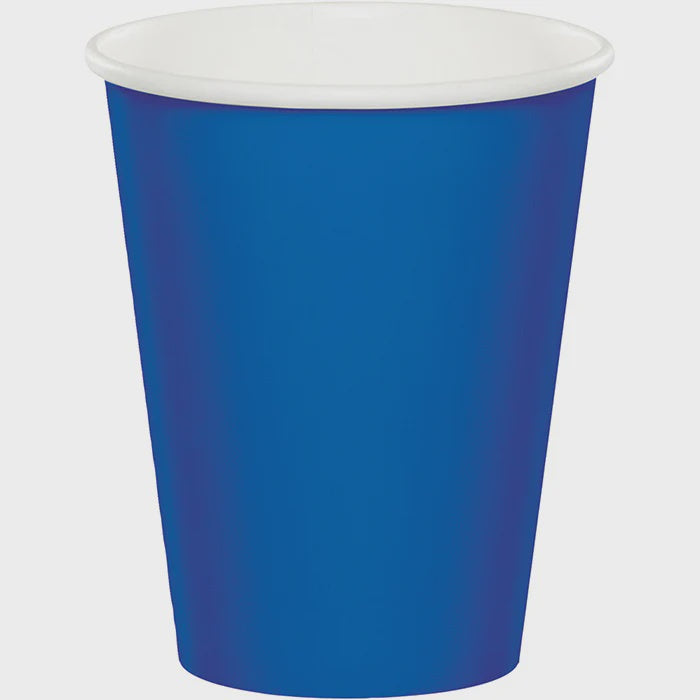 Cobalt Blue Paper Cups