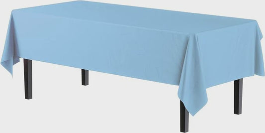 54" x 108" Light Blue Tablecloth