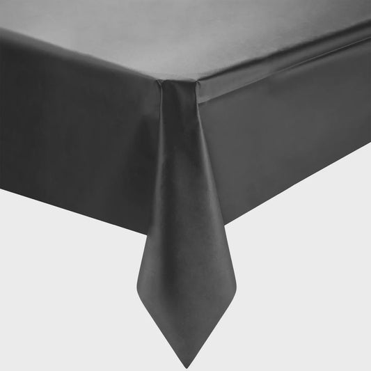 54" x 108" Black Tablecloth