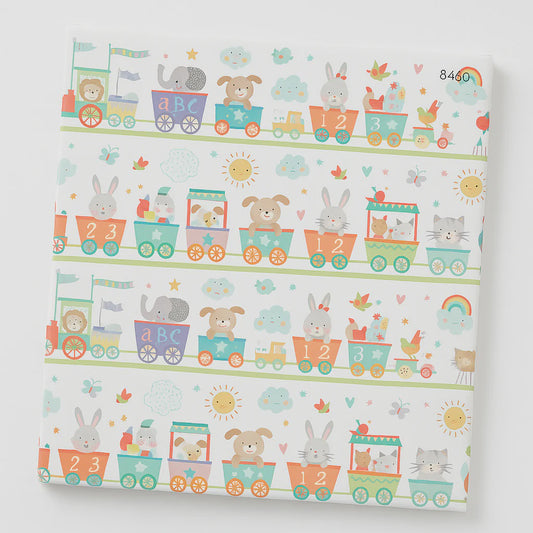 Baby Train Adventure Wrapping Paper
