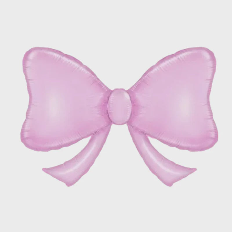 9" Burst Party Co. Mini Pink Bow Foil Balloon