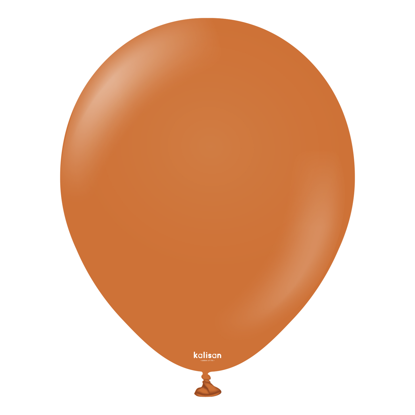 Kalisan 12" Caramel Brown Latex Balloon