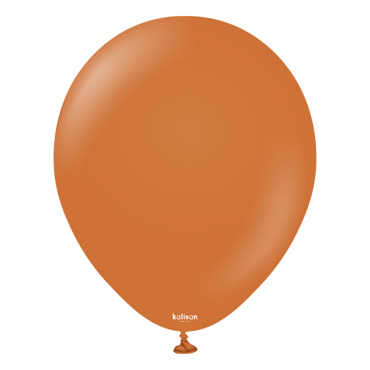 Kalisan 12" Caramel Brown Latex Balloon
