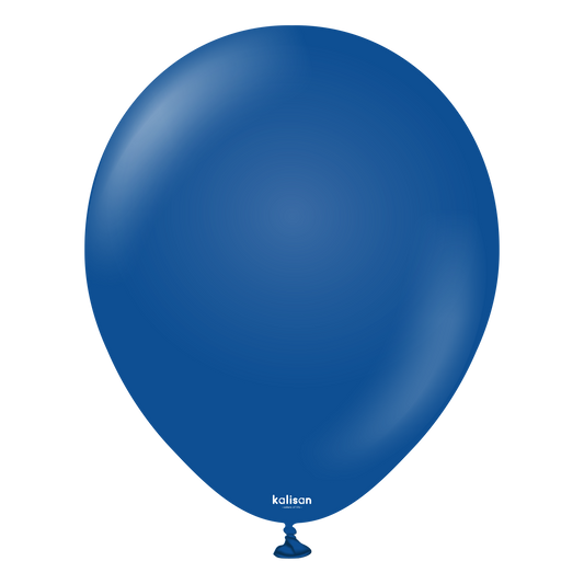 Kalisan 12" Dark Blue-Royal Blue Latex Balloon