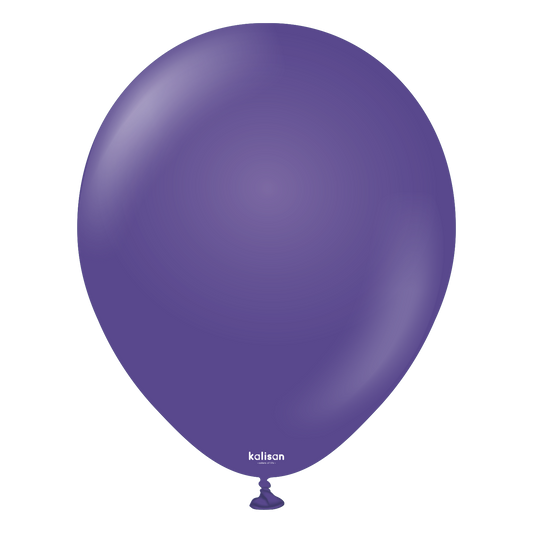 Kalisan 12" Standard Violet Latex Balloon
