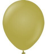 Kalisan 12" Retro Olive Latex Balloon