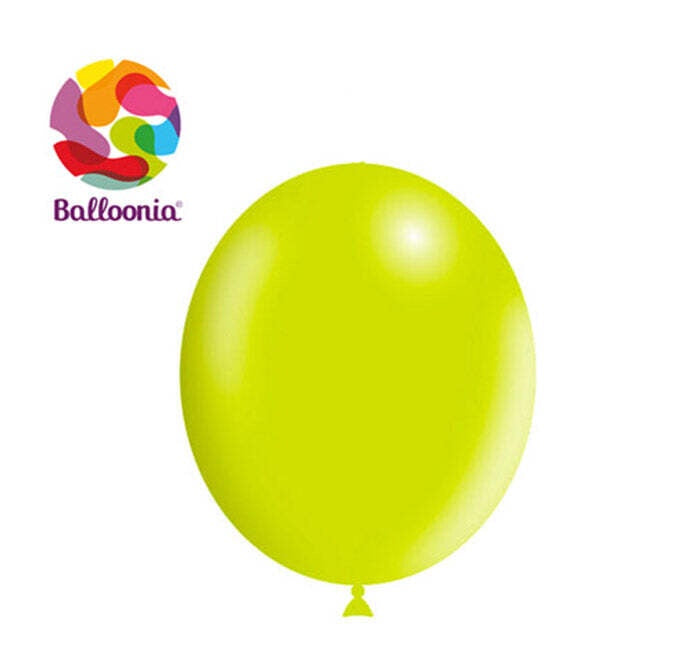 Balloonia 12" Lime Green Latex Balloon