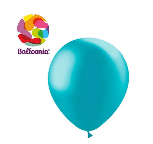 Balloonia 12" Turquoise Latex Balloon