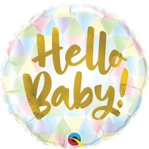 Qualatex 18" Hello Baby Balloon