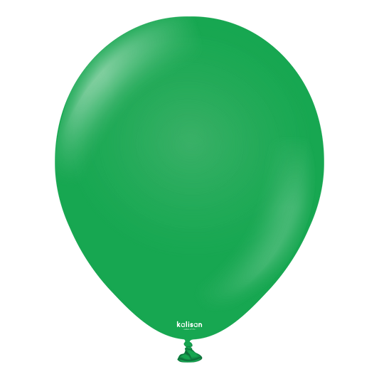 Kalisan 18" Standard Green Latex Balloon