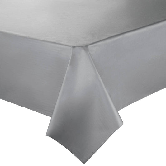 54"x108" Silver Tablecloth