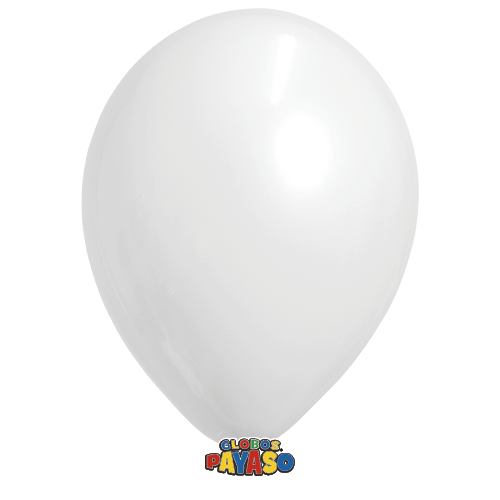 Payaso 5" Pastel Designer White Latex Balloon