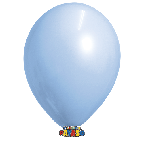 Payaso 12" Pastel Designer Light Blue Latex Balloon