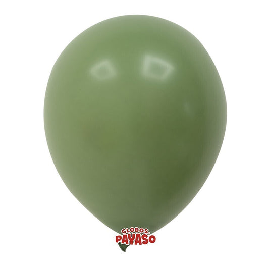 Payaso 12" Vintage Moss Latex Balloon