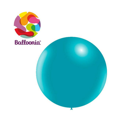 Balloonia 18" Turquoise Latex Balloon