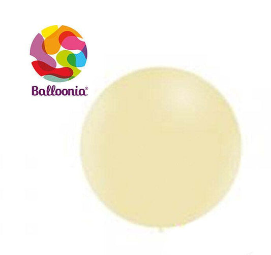 Balloonia 18" Matte Yellow Latex Balloon