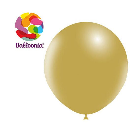 Balloonia 18" Vintage Mustard Latex Balloon