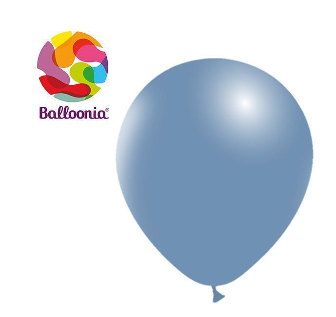 Balloonia 12" Vintage Blue Latex Balloon