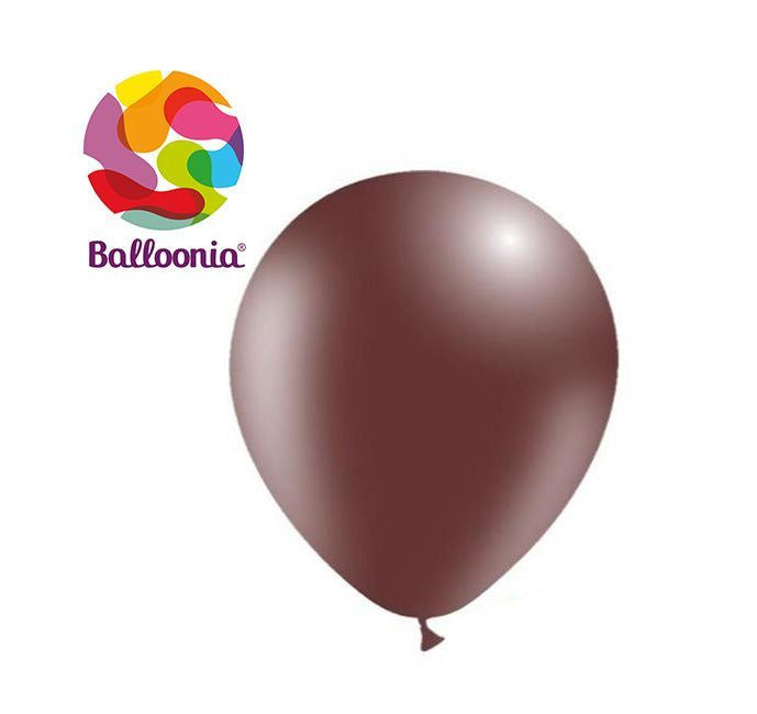 Balloonia 12" Chocolate Latex Balloon