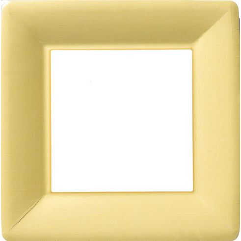 Classic Linen Square Dinner Plate Yellow